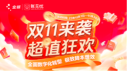 双11开启，锁定这份金蝶账无忧「闭眼入」攻略！